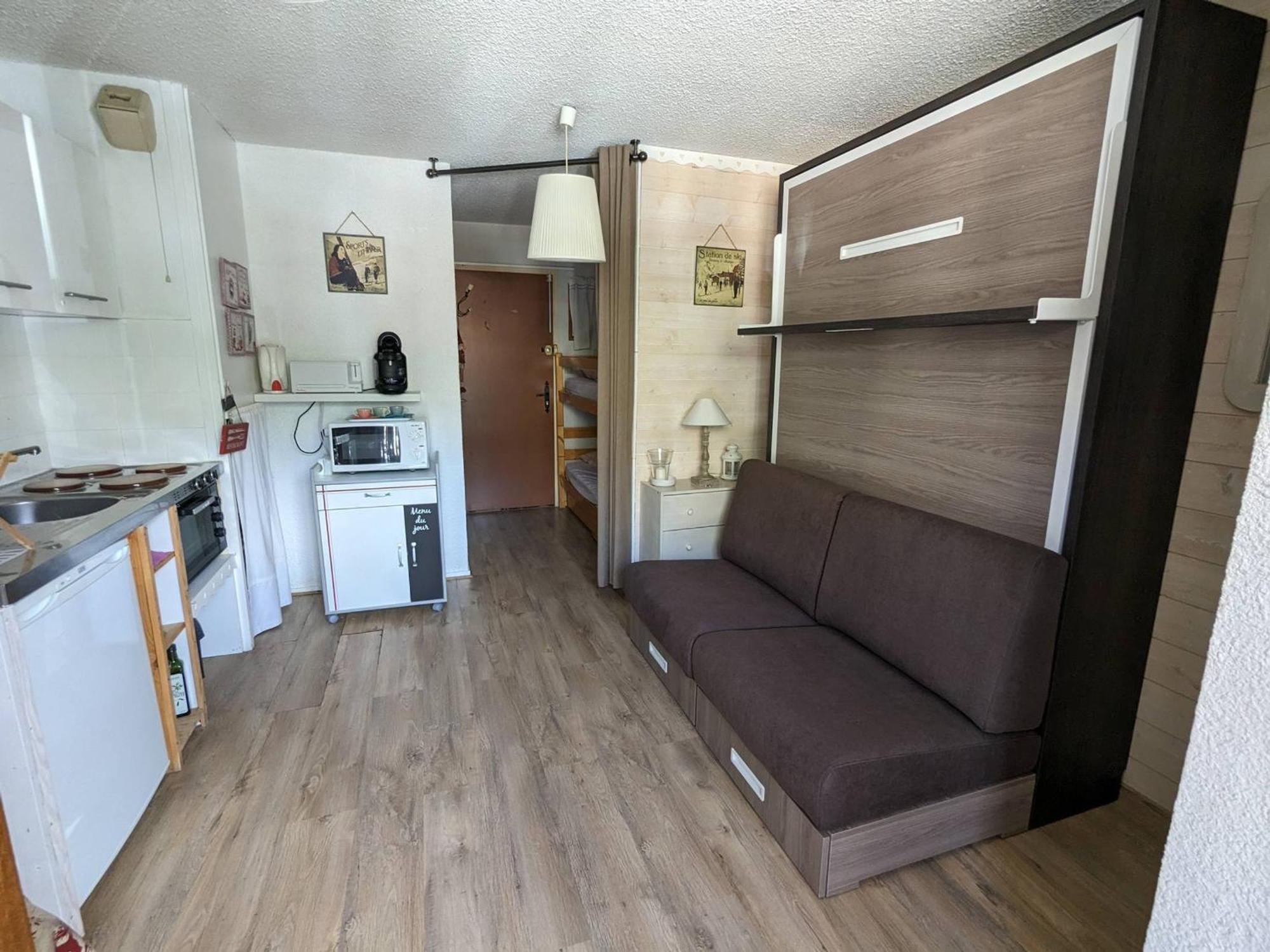 Apartamento Studio Cabine Pour 3 Personnes Avec Balcon Ouest, Au Centre De Valloire, Proche Commerces Et Ski - Fr-1-263-461 Exterior foto